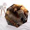 1pc Lord of the Rings Automatic Folding Umbrella - Compact 8-Rib Design, Durable Plastic & Iron1095L