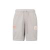 X Shelflife Collaborative Pure Logo Patch Drawstring Straight Shorts Men Bottoms Grey DV7005-016
