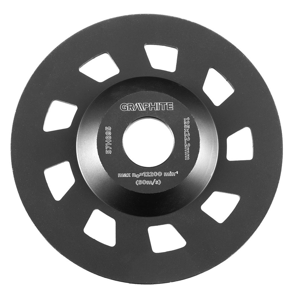 Diamond grinding disc 125 x 22.2 x 5 mm, segment C
