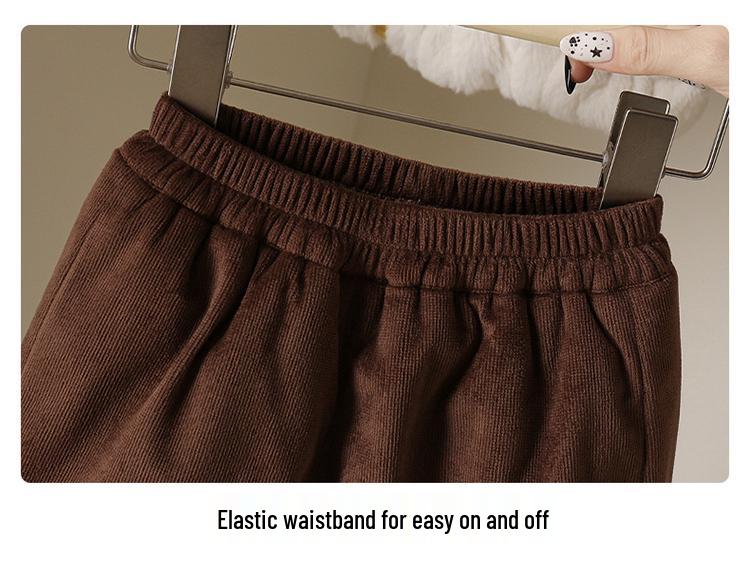 Зимний двухпредметный комплект из флиса в китайском стиле для младенцев и малышей