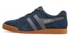 Gola Harrier Suede Sneakers (CMA192) Navyblue/ash/orange