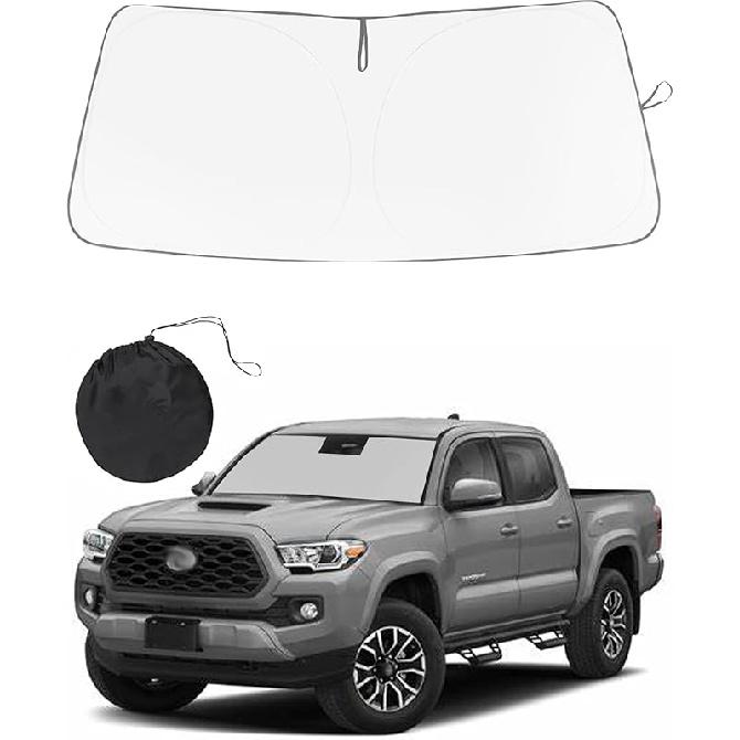 Солнцезащитная шторка на лобовое стекло, совместимая с аксессуарами Lexus RX 2023 2024 — двухслойная складная передняя солнцезащитная козырек 210T