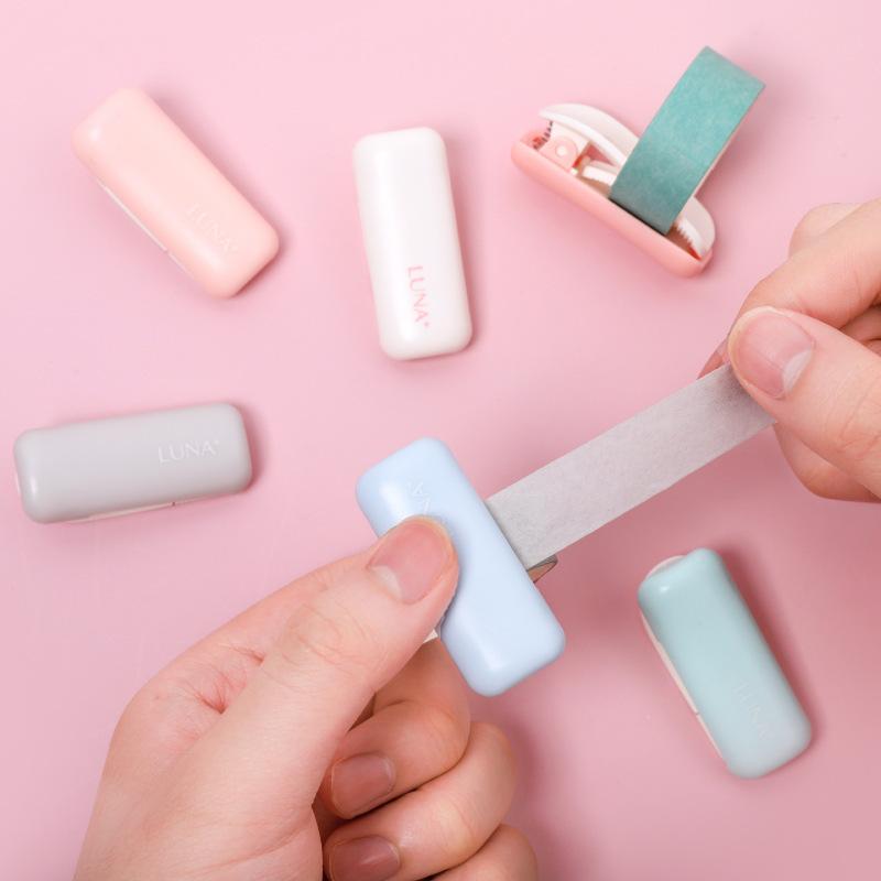 1pcs Color Masking Tape Cutter Mini Portable Dispenser for 6-30mm Paper Washi Tapes Stickers Home DIY Diary Album A6595