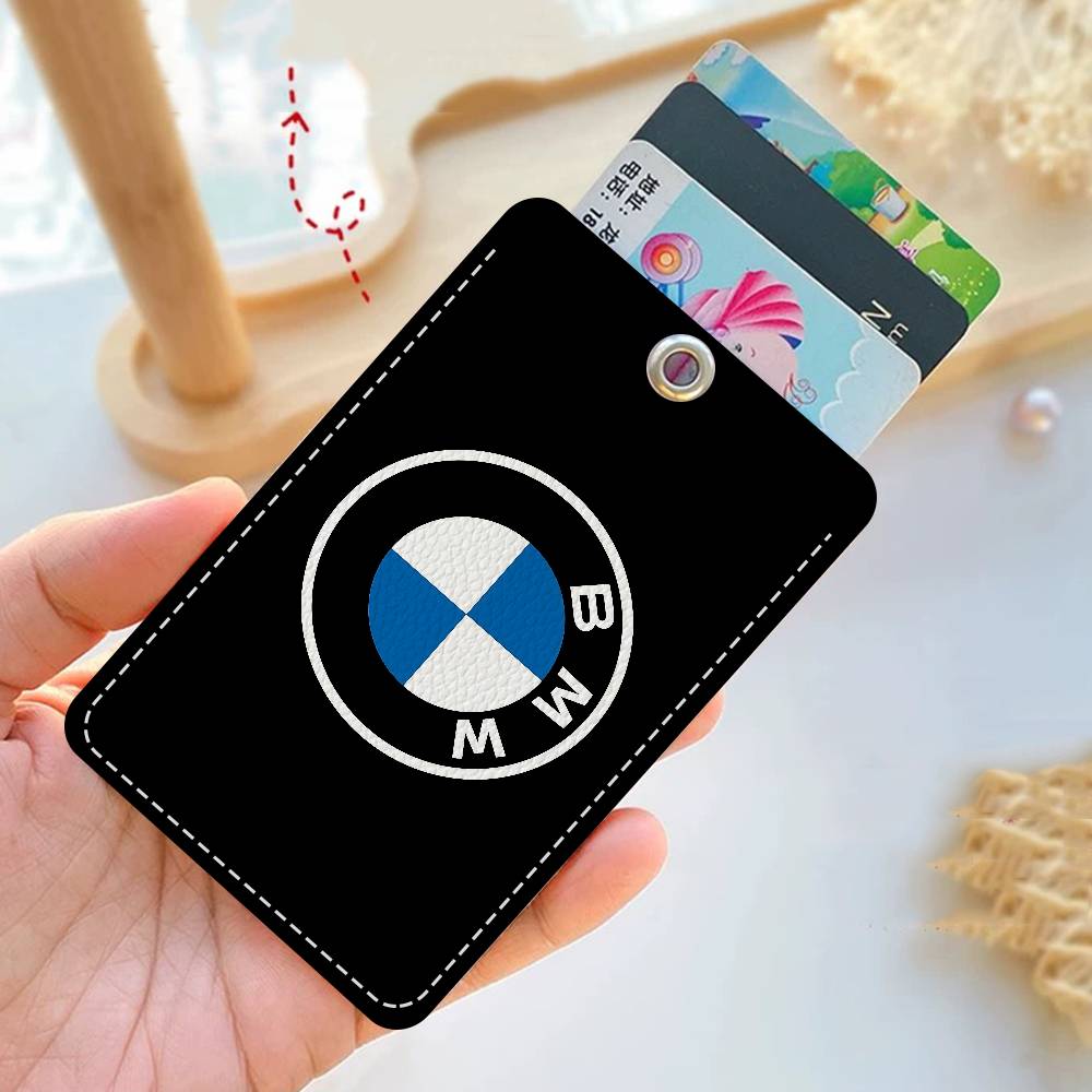 B-BMW-W Персонализированный держатель Подходит для Банковской карты, Карты метро, Карты автобуса Кошелек Чехол для карт Держатель для бейджа Брелок