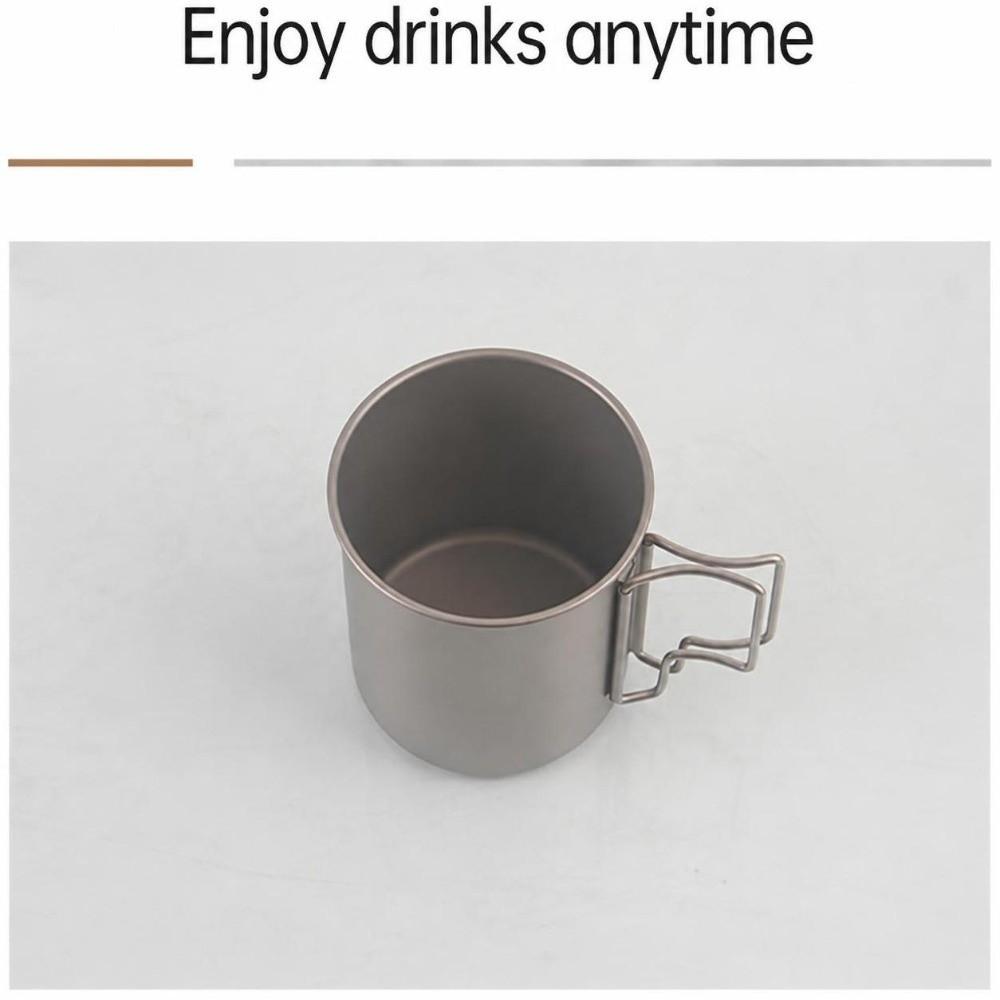 Durable Travel Coffee Mug Lightweight Outdoor Drinkware Reusable Camping Cup  Hiking