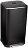 AmazonBasics Trash Can 32L Soft Close Rectangular Black (32 Liters)