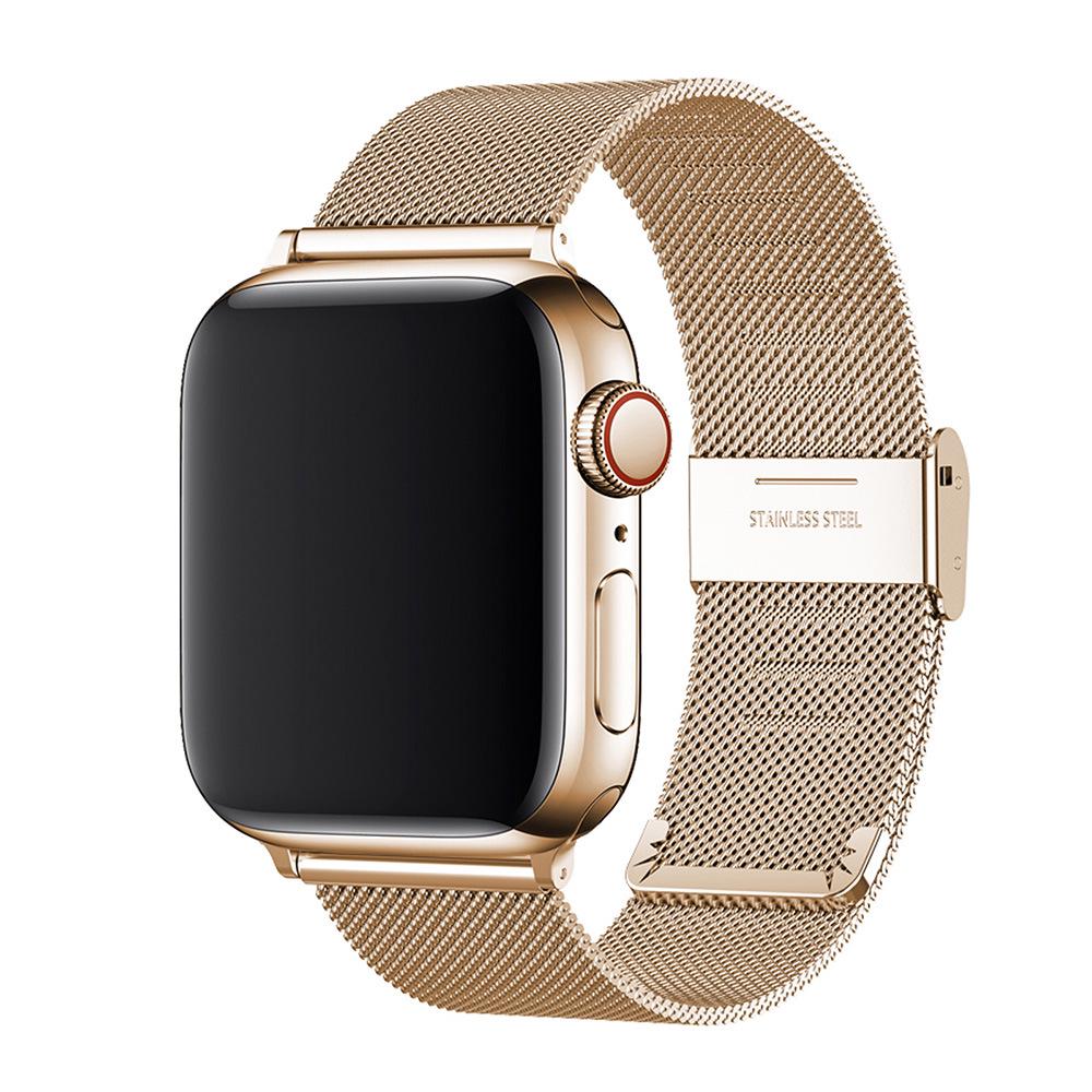 Совместимый ремешок из миланской нержавеющей стали для Apple Watch S9