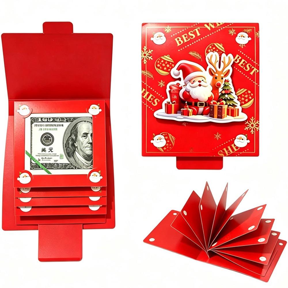 Pull Out Cash Gift Holders Foldable Pull Out Envelopes New Santa Cash Envelopes  Party Favors