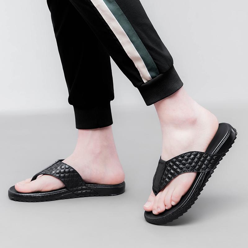Fashion Cool Half Drag Brand Summer Beach Men Slippers Fashion Men's Casual Shoes Mens Beach Flip Flops Simple Male Flats Men's Shoes