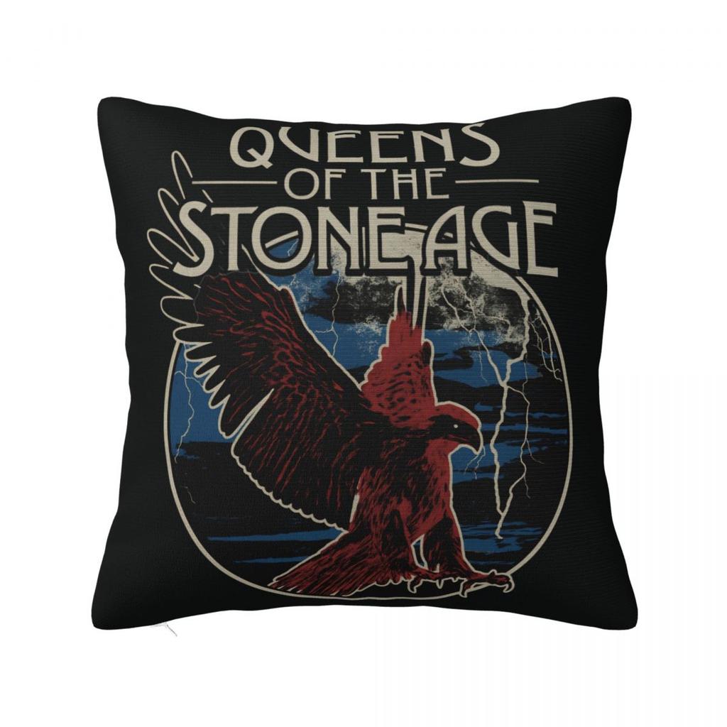 Наволочка Queens Of The Stone Age Музыкальная группа Наволочка для подушки Американская рок-музыка Наволочка для подушки для автомобиля Домашний декор Наволочки