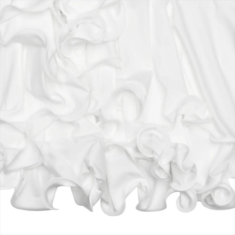 Женское облегающее мини-платье А-силуэта с оборками по подолу и V-образным вырезом, асимметричные пуговицы, длинное рукава, короткое платье, наряды для вечеринок и улиц