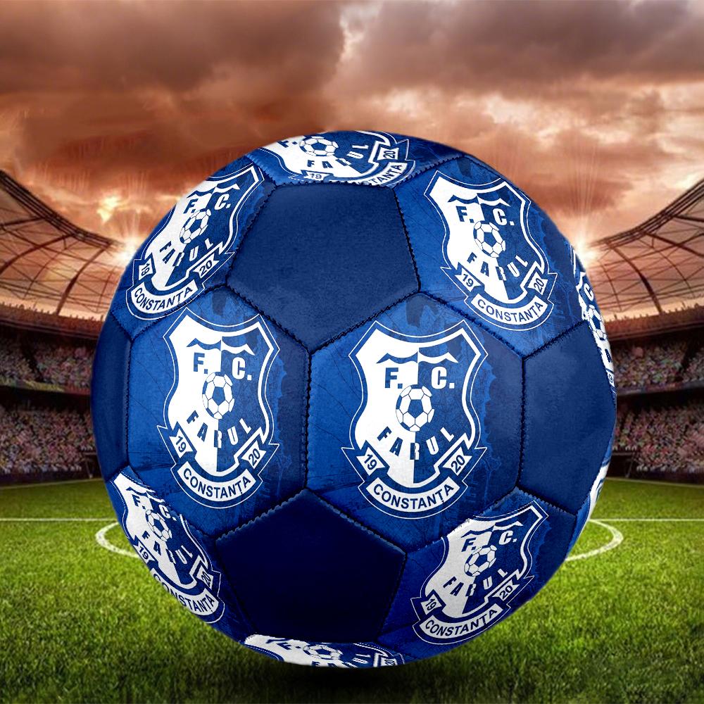 Farul FC Soccer Ball, colorful, suitable for all ages, machine-stitched, PVC material, competition grade, durable and high bounce