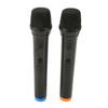 2pcs Wireless Microphone USB Dynamic Cordless Microphone Portable Handheld Microphone for Karaoke Singing Presentation