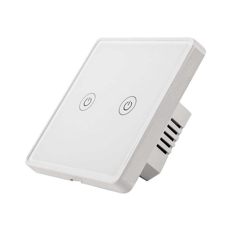 Умный сенсорный выключатель WiFi в стиле граффити: Закаленное стекло, тип 86, версия Zero Fire, совместимо с Alexa