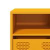 TV Stand Mustard Yellow 135 x 39 x 43.5 cm Cold Rolled Steel