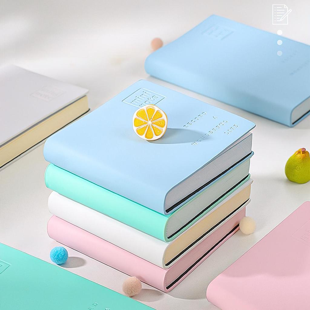 Кремовый цвет Мини-заметка Портативный Memo 96 Листов Чистые Внутренние Страницы Записи Блокнот Для Офиса Школы Штамп