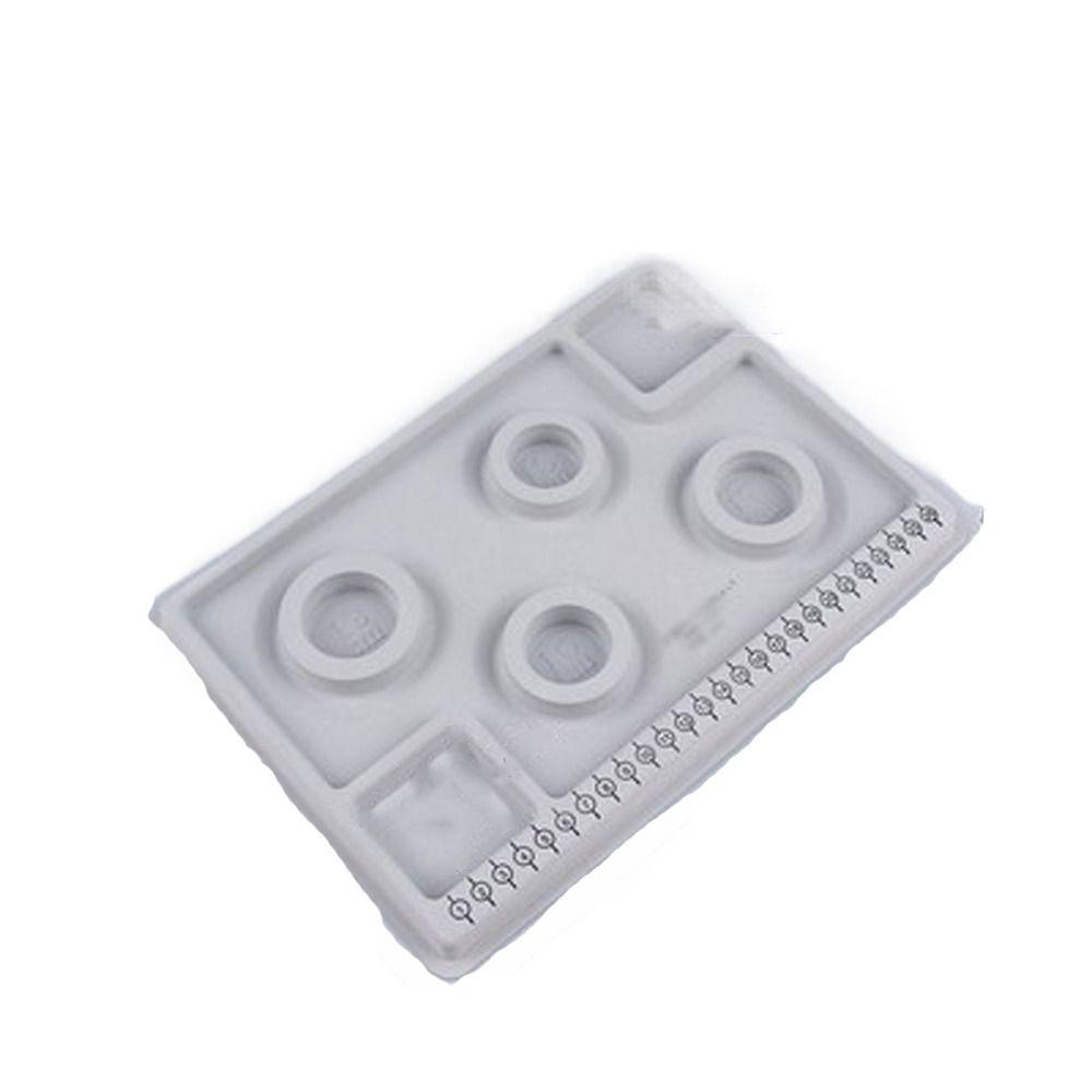 Bracelet Beading Tray Jewelry Design Tool Gray Flocked Bead Board DIY Necklace Tool Measuring Tool