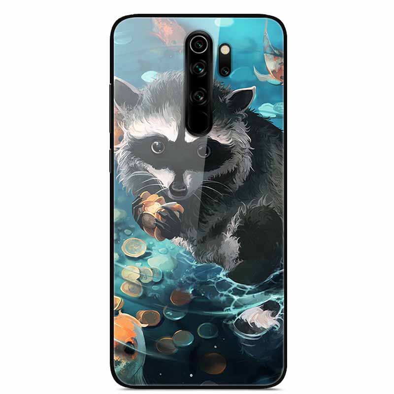 Чехол для Xiaomi Redmi Note 8 Pro Закаленное Стекло Жесткая Задняя Крышка Телефона для Xiaomi Redmi Note 8 8T 8Pro Чехлы Оболочки Note8 Fundas