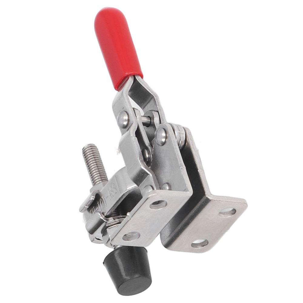 Silver Toggle Clamp Antislip Hand Clamp Tool Heavy Vertical Toggle Clamp Household