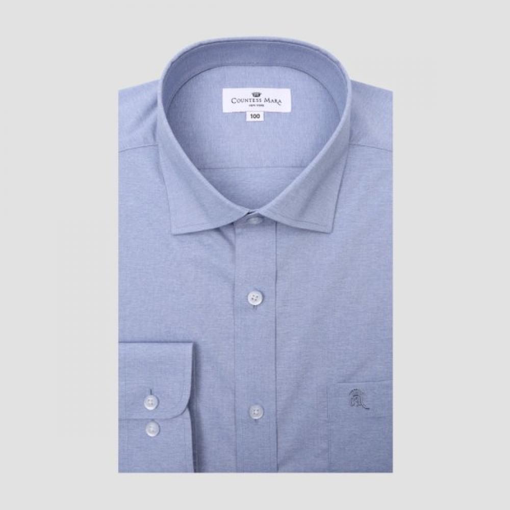 Countess Mara Мужская рубашка из хлопка со спандексом, не мнущаяся, цвет Cachion Blue, Cdcz3b5305b0