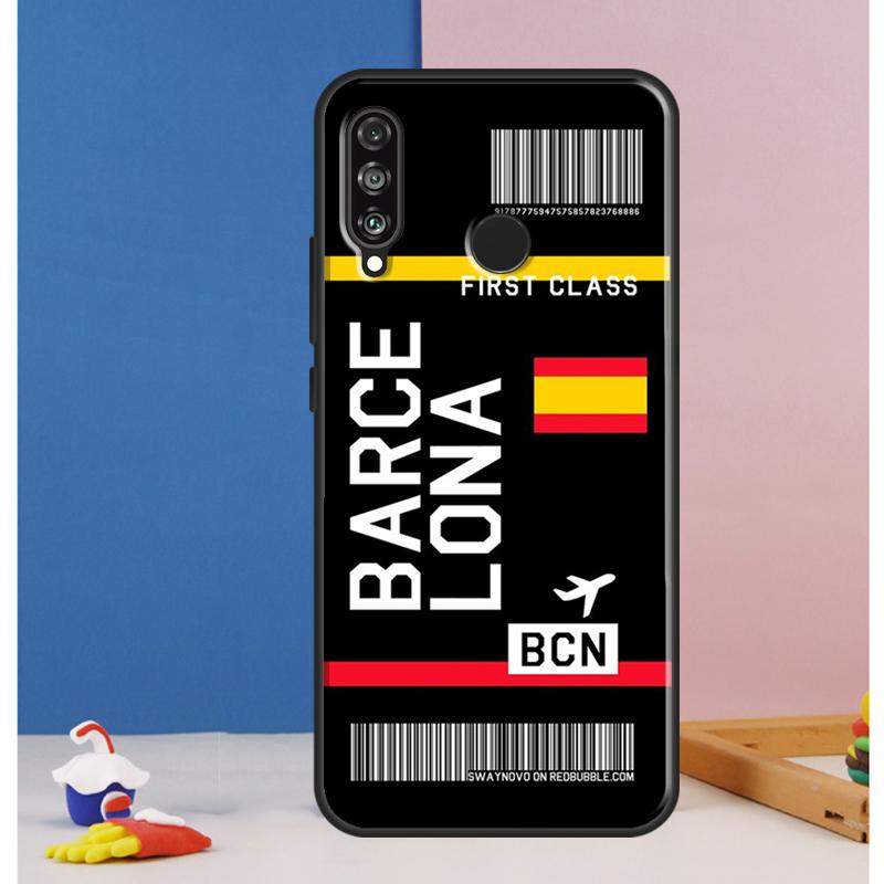 Посадочный талон Авиабилет Для Huawei Nova Y90 Y70 Y60 Y72 Y61 Y91 12s 12i 11i 7i 8i 9 10 SE P60 Pro P30 P40 Lite Чехол