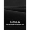 FAESSLIN Минималистичные черные свободные брюки-клеш для женщин