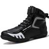 Мотоциклетные ботинки унисекс большого размера, противоскользящие мотоциклетные ботинки для предотвращения столкновений, мужские ботинки