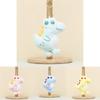 Cute Cartoon Dinosaur Plush Keychain Colorful Soft Stuffed Animal Gifts