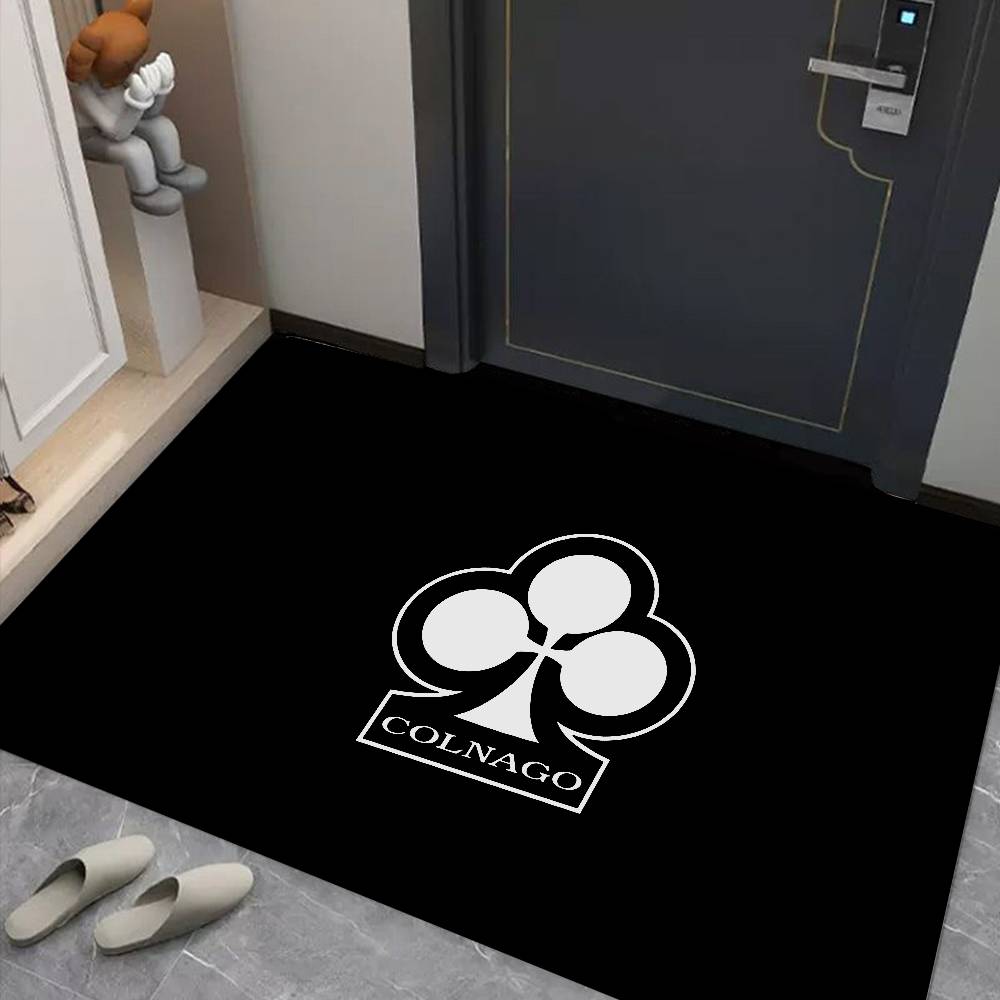 Colnago Logo Room Mats Retro Multiple Choice Living Room Kitchen Rug Non Slip Welcome Rug