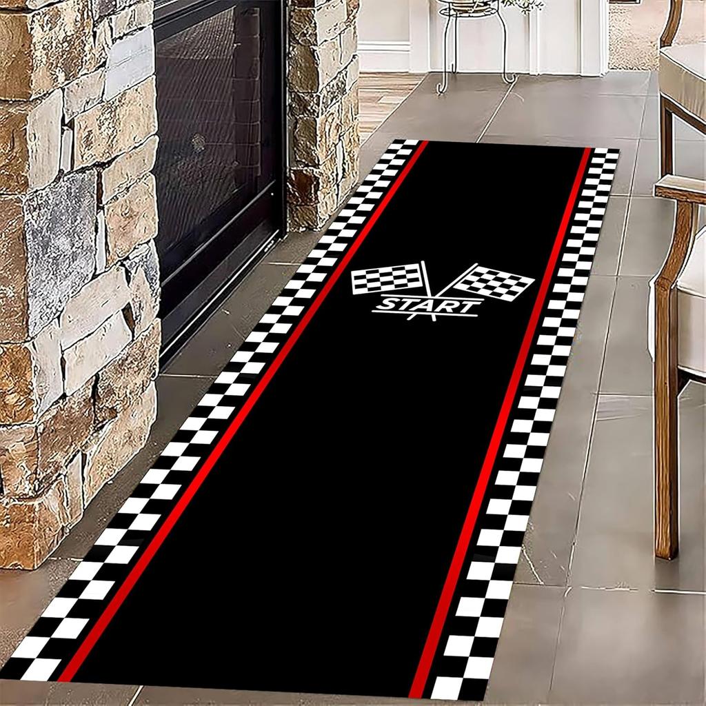 Airplane Runway Long Hallway Rug Runners Airport Aircraft Carpet Pet Friendly Foldable Carpets Resistant Rugs for Bedroom Rugs