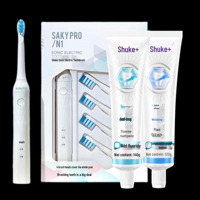 Shuke N1 Звуковая электрическая зубная щетка Семейный набор