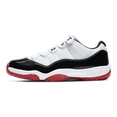 Кроссовки унисекс Air 11 Retro Low Concord-Bred Белый Университет-Красный Черный AV2187-160