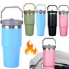 20/30oz 304 Stainless Steel Insulated Water Bottle Thermal Coffee Car Cup Cold Hot Mugs Vacuum Flask With Handle Straw For Sport