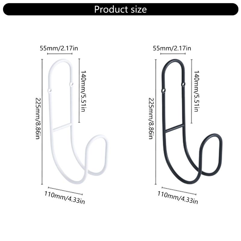 Garden Hose Holder Stainless Steel Water Hose Organizer Wall or Faucet Mount Includes Screws Anchors Rustproof Hose Storage Hanger for Yard