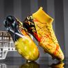 High Top Football Shoes Men's Youth Football Shoes Student Women's TF Shredded Nails Football Shoes AG Long Nails