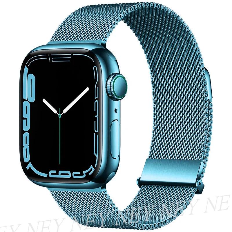 Milanese Loop for watch bands 44mm 40mm ultra 2 band 49mm 45mm 41mm 42-38-44mm strap bracelet iwatch series 8 7 6 SE 5 4 3