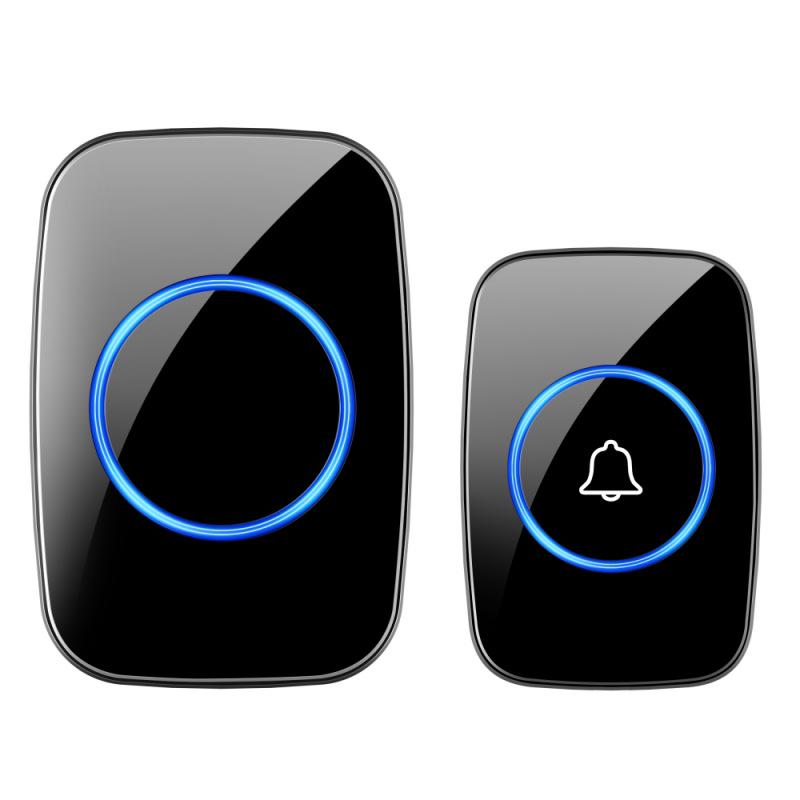 Household Wireless AC Digital Music Doorbell with Remote Control and One-to-One Caller