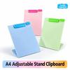1Pc A4 Standing Clipboard Adjustable Stand Document Holder Lightweight A4 Clip Board  Students