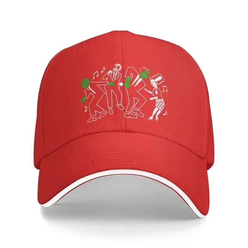 Punk Ska Jazz Club Baseball Cap for Women Men Breathable Jamaica Music Dad Hat Performance
