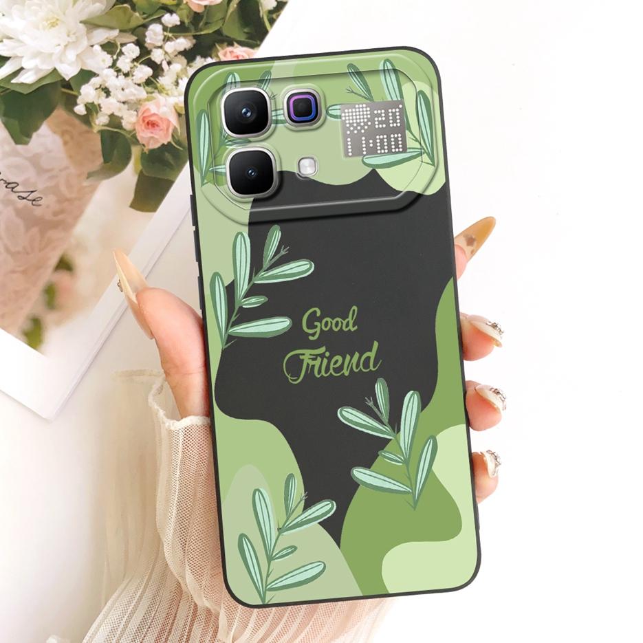 Чехол для Infinix Note 60 Pro X6878 Красивая Девушка Цветочный Расписной Чехол Мягкий Силиконовый Чехол Для Infinix Note 60 Ultra Note60 Pro Сумки