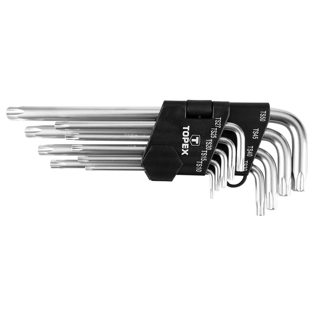 TS10-50 pentagonal wrenches, set of 9