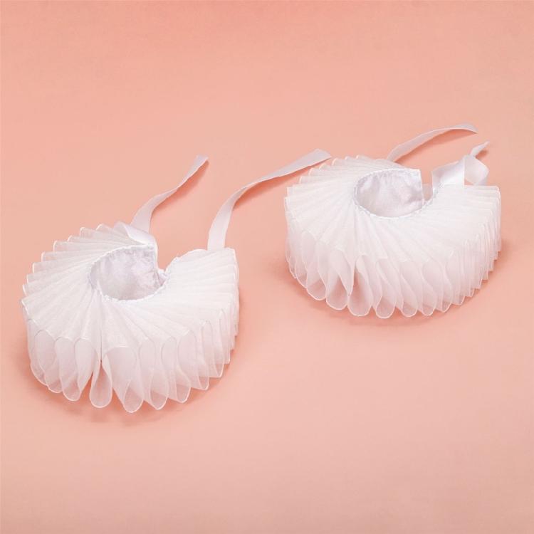 Wrist Cuffs Ruffled Collar Perfect For Cosplay, Stage Performances, And Costume Parties Halloween Photo Props