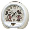 Clock Alarm Clock Table Clock Character Disney Mickey Mouse Minnie Mouse Disney Time Analog Ivory 130 X 140 X 96 Mm FD483C
