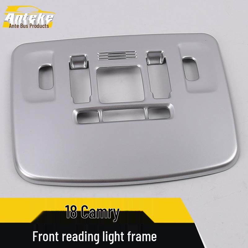 Front Reading Light Trim for 2018 Camry - Electroplated Cover Sequin Decoration Sticker Accessories