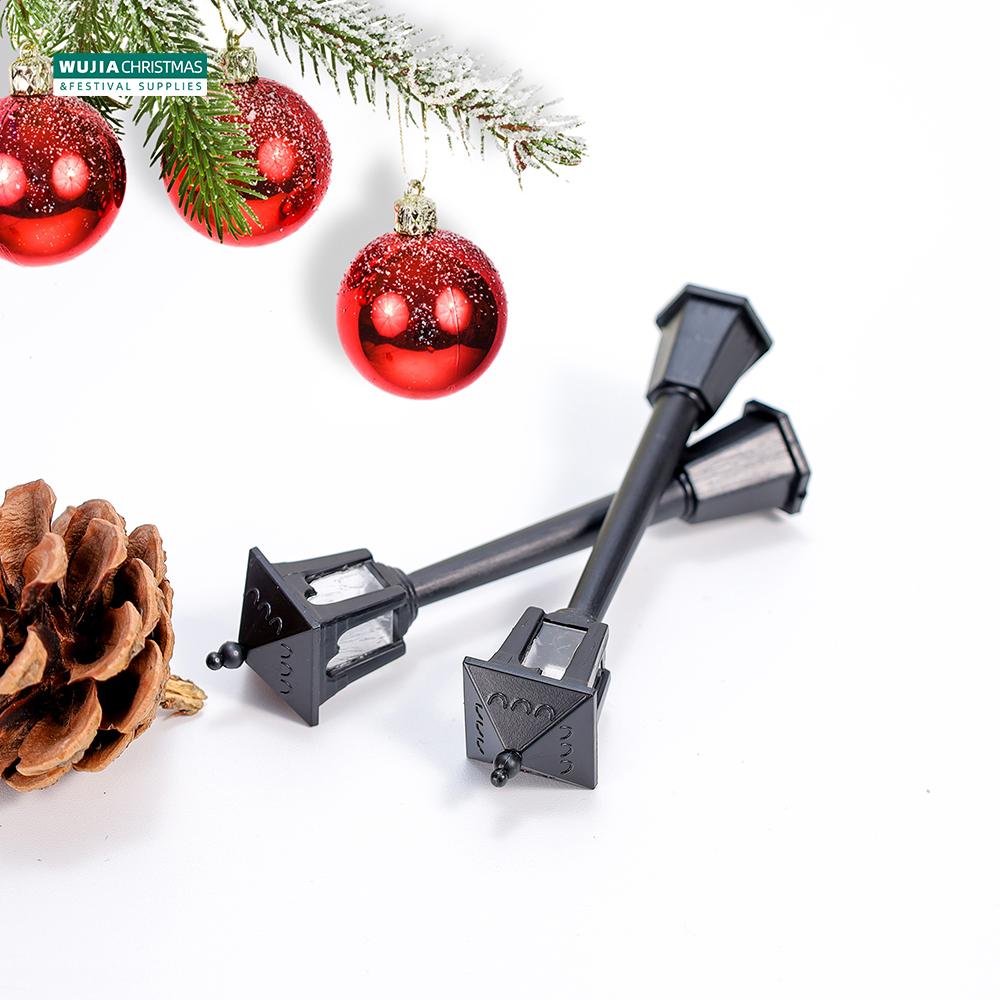 6/12 шт. Миниатюрные уличные фонари, пластиковая модель, железнодорожный поезд, лампа для кукольного дома, микроландшафт, сделай сам, сказочный сад, рождественский декор