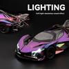 Simulation 1/24 Apollo EVO Plating Alloy Car  Sound and Light Children's Toy Car  Sports Car Model Collection Ornament Gift