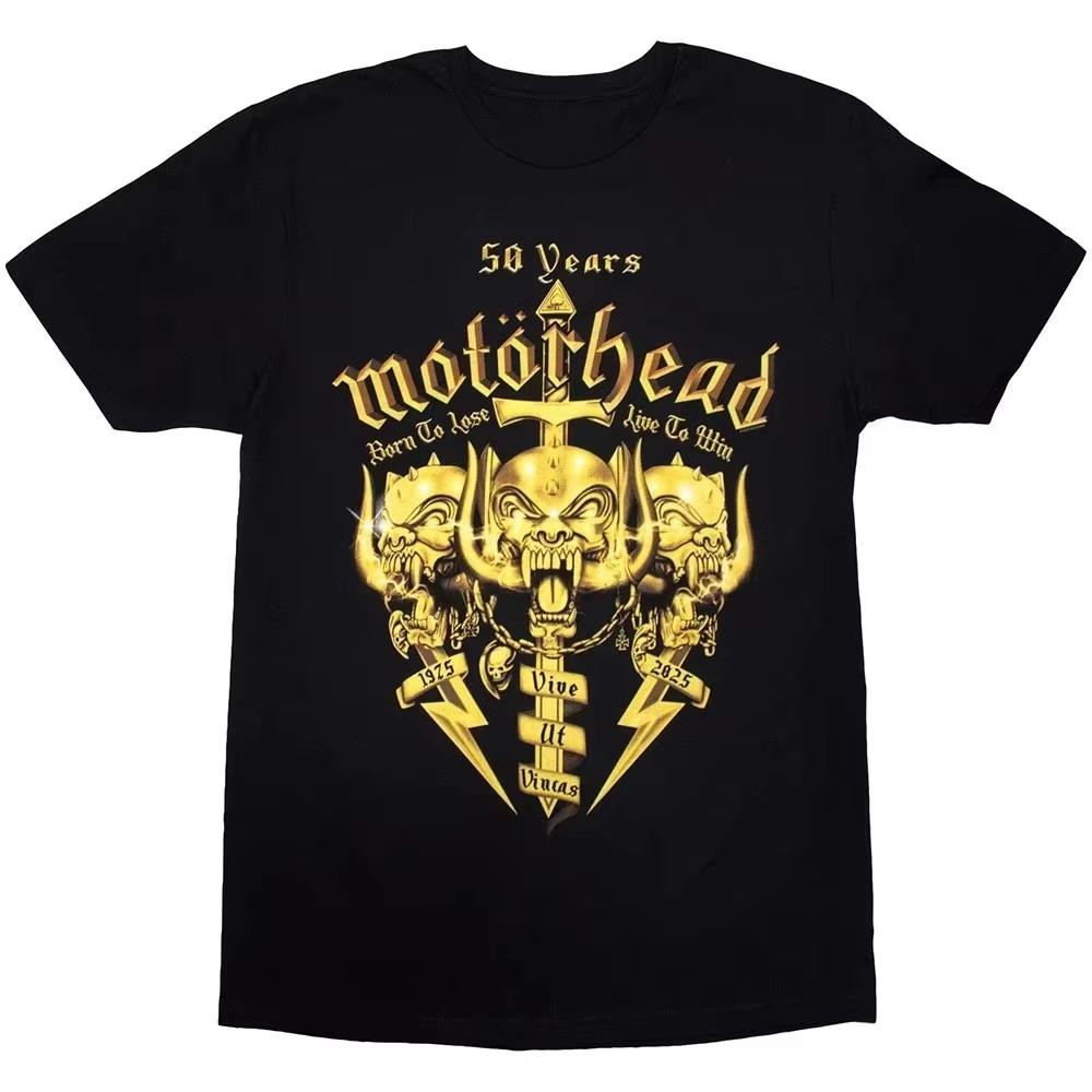 2026 Summer Hot Legendary British Heavy Metal Band Motorhead Theme Outdoor Leisure Fashionable Unisexs Short Sleeve Tshirt