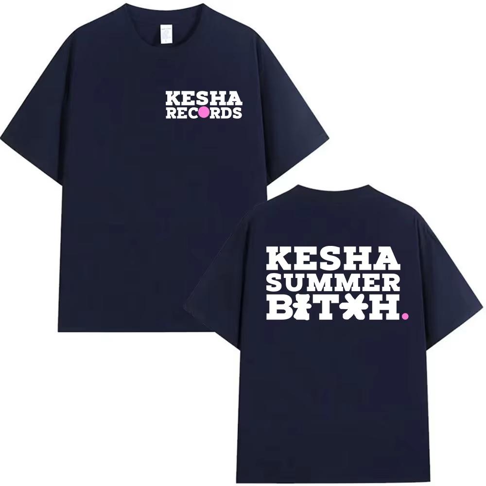 Kesha Live in The UK 2026 Tshirts House of Kesha Fan Gift Tshirt Women Men pure Cotton Tees Fashion Graphic Printing Tops y2k