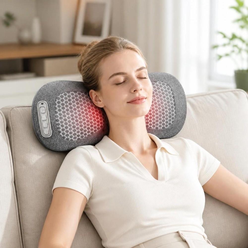Quick-drying Cervical Pillow Breathable Lumbar Support Pillow Shoulder Massager Office