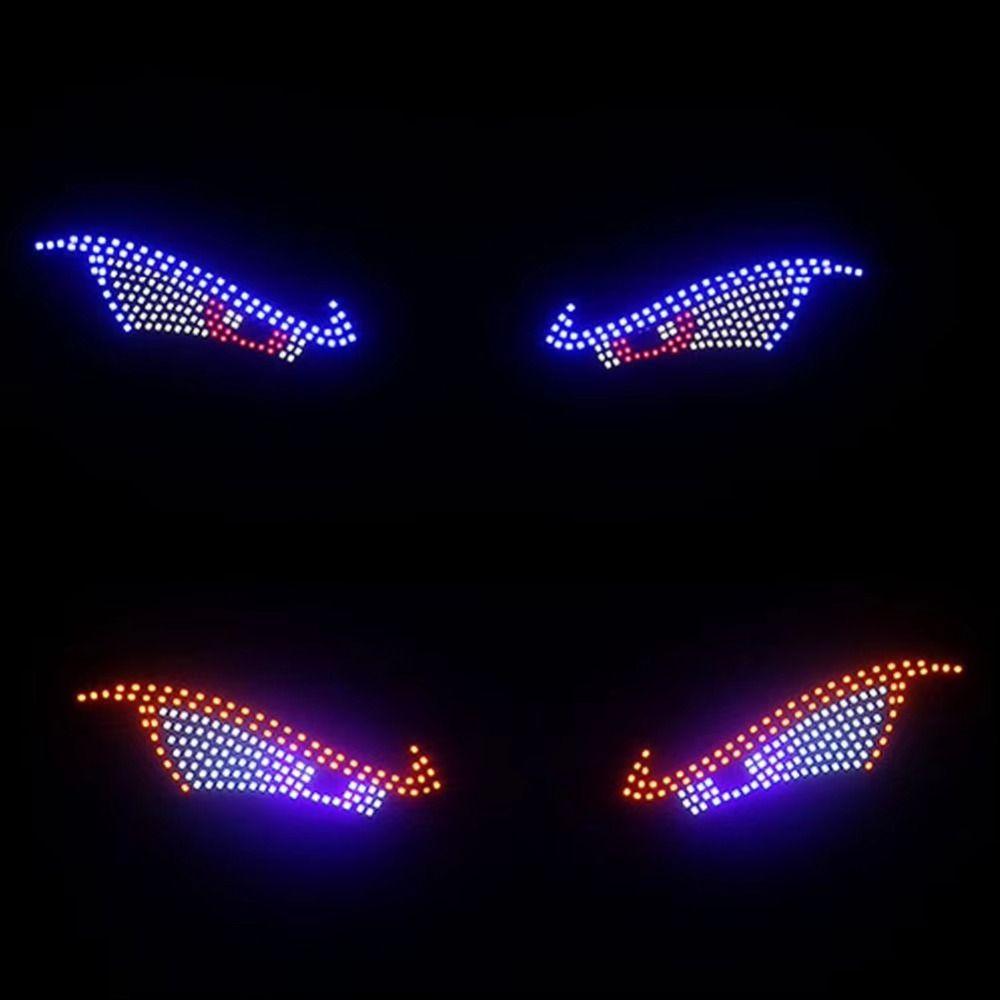 5V Devil Eyes Light Multi-Mode LED Windshield Display Car Decor Light  Automotive Interior